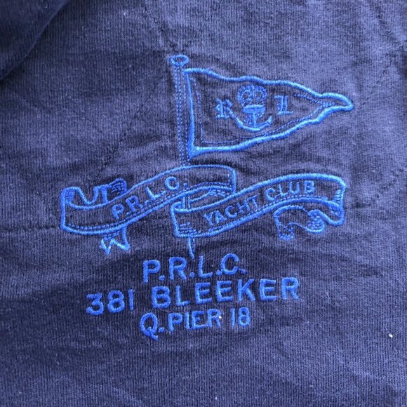 Polo Ralph Lauren Mens Polo Shirt Large Short Sleeve Navy Blue Nautical Casual - Picture 6 of 12
